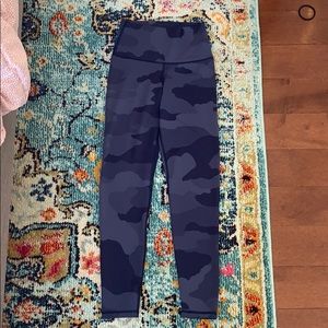 blue camo aerie leggings